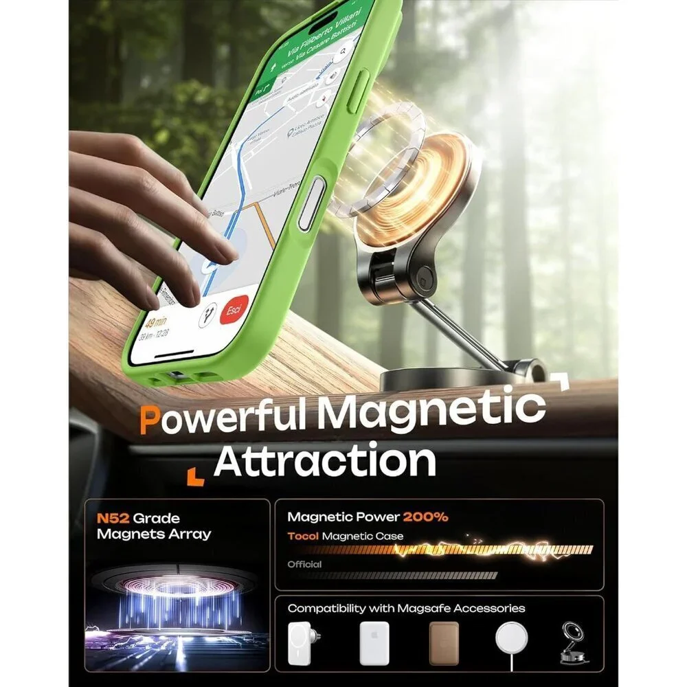 Light Green Iphone 17 Pro Max Full Camera Protection Translucent Mate Phone Case